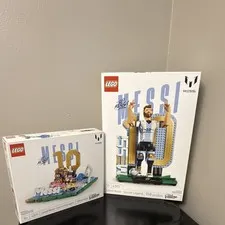 LEGO Editions Lionel Messi Soccer Legend 43015 and 43011 sets