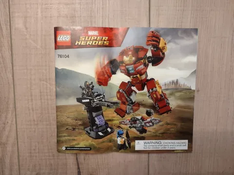 LEGO Instruction Book ONLY for Avengers Set 76104 Hulkbuster Smash-Up
