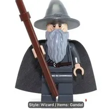 LEGO Lord of the Rings Gandalf the Grey Minifigure Hobbit 71200