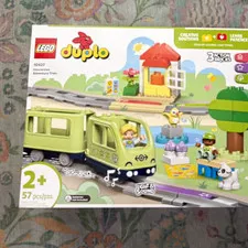 LEGO DUPLO 10427 Interactive Adventure Train 57 pcs Light & Sound Box