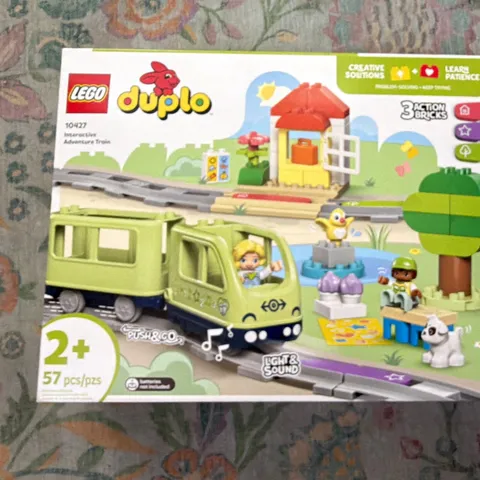 LEGO DUPLO 10427 Interactive Adventure Train 57 pcs Light & Sound Box