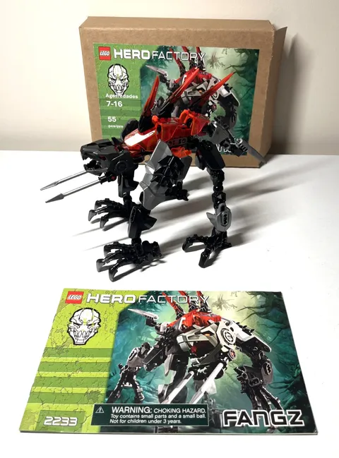 LEGO HERO Factory: Fangz (2233) COMPLETE SET w Instruction