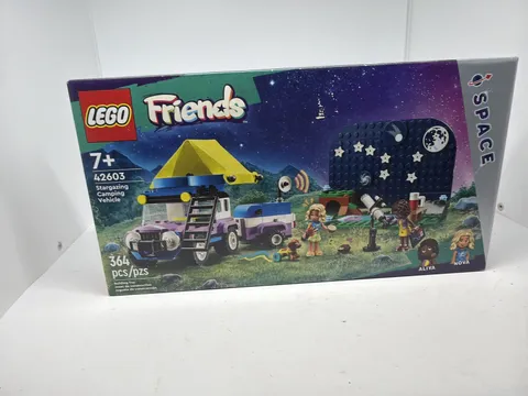 LEGO Friends Stargazing Camping Vehicle Space Adventure 42603 Aliya & Nova New