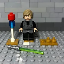 LEGO STAR WARS Luke Skywalker Minifigure Desert Skiff w/ Green Lightsaber