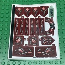 LEGO Sticker Sheet for Set 76155 In Arishem’s Shadow New Authentic Decals