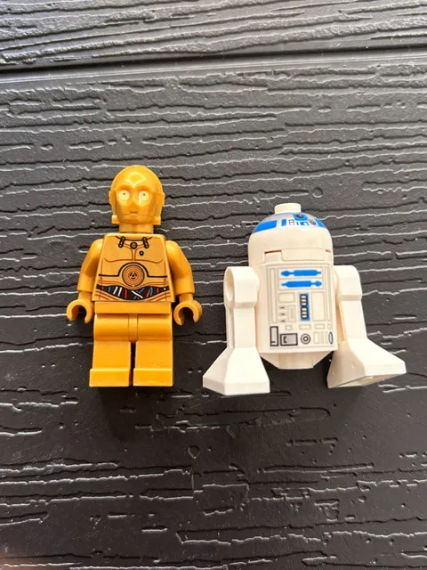 LEGO C-3P0 + R2-D2 (Minifigure SW0365, SW0028, Star Wars, 9490, 7106, C3P0 R2D2)