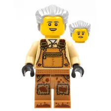 LEGO Hidden Side Mr Branson Minifigure hs006 New Genuine Haunted School