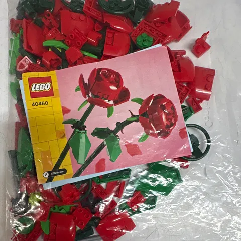 LEGO Botanical Collection Roses Set 40460 with Manual.