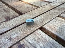 LEGO Brick 1x2 with Black Grille with 7 Vertical Ref 3004p06 Set 6890/6951/1968