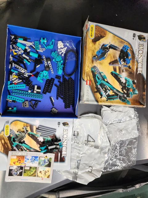 LEGO Bionicle Tarakava 8549 Technic Rahi Teal 2001 401 Pcs Vintage Only Figure 