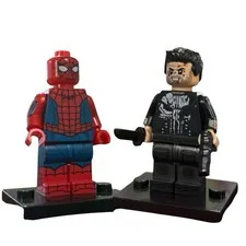 LEGO Minifigure Spider-Man and The Punisher Marvel Super Heroes