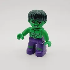 Lego Duplo Figure Hulk green/purple