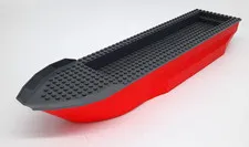LEGO City Fire Boat 7207 Red Boat Hull “ONLY” (2010) Genuine LEGO Part, 16" Long