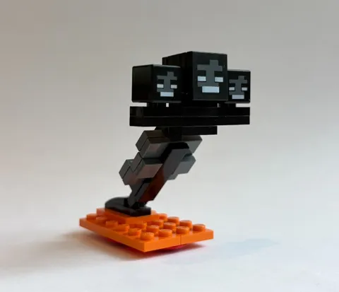 Lego Wither Minifigure Minecraft 21126 min154 boss mob rare retired cmf lot