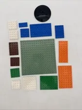 Lego - 16x16 Plus Other Assorted Flats Various Colors 16 Pieces Total
