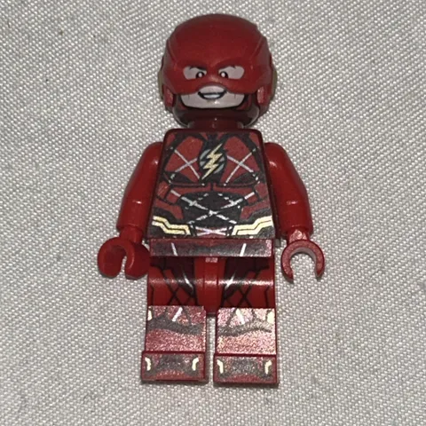 LEGO DC Super Heroes The Flash Minifigure Rare Detailed Print sh438 76086