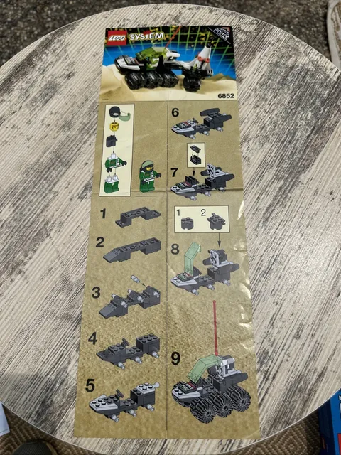 Lego Space Sonar Security (6852) Instruction Booklet Only