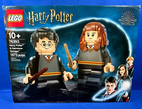 HARRY POTTER & HERMIONE GRANGER - Lego 76393 - Large 10" Figures - NEW IN BOX