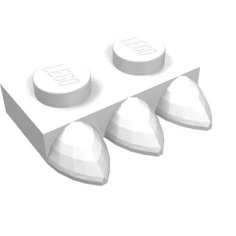 10x LEGO® Part 15208 - Plate