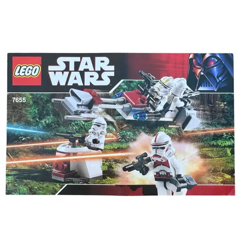 Vintage LEGO Star Wars 7655 Clone Trooper Battle Pack - INSTRUCTION MANUAL ONLY