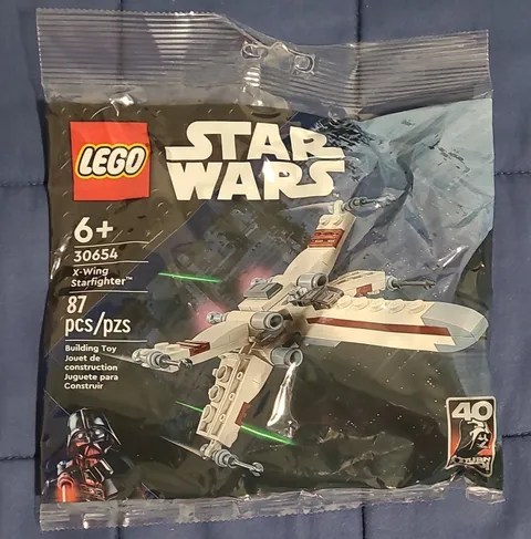 LEGO Star Wars X-Wing Starfighter Polybag Set 30654 87 pcs Ages 6+ 40th
