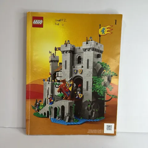 Lego Instruction Manual 10305 Lion Knights Castle Only 1st Book