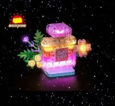 Brick Shine -GC Light kit for Lego Floral Decor Perfume Bottle 31383 (NEW)