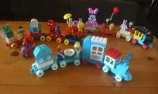Lot Of Lego Duplo DISNEY Trains!! Frozen, Spiderman, Mickey Minnie Pluto Daisy