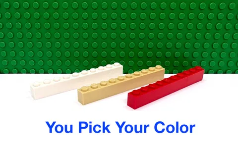 LEGO 1x10 Brick Block "You Pick Your Color and Qty" NEW