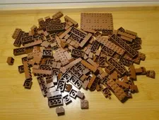 LEGO Brown Building Blocks Lot