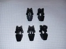 5 Bionicle Lego Black 32475 Foot Feet Vahki style Genuine Lego Parts WYSIWYG