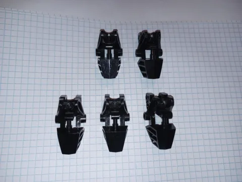 5 Bionicle Lego Black 32475 Foot Feet Vahki style Genuine Lego Parts WYSIWYG