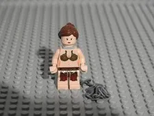 Lego Star Wars Princess Lia Jabba Slave Outfit 6210 Minifigure (100% Lego )