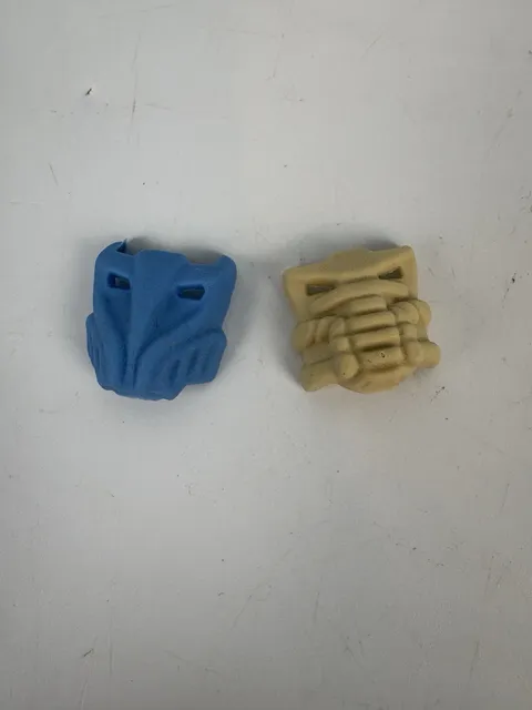 LEGO Bionicle Various Rubber Mask Krana Masks Lot Of 2