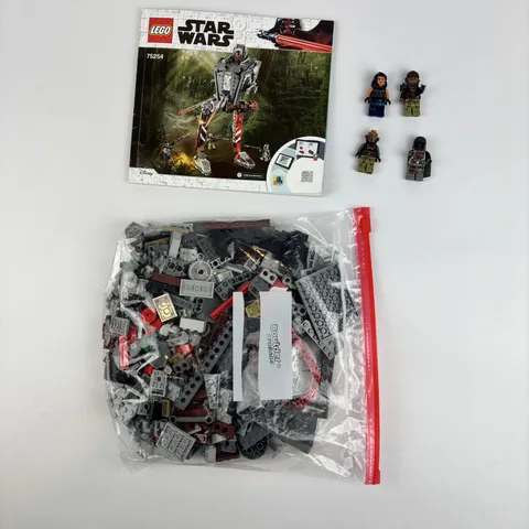LEGO 75254 Star Wars The Mandalorian AT-ST Raider - 100% Complete with Minifigs 