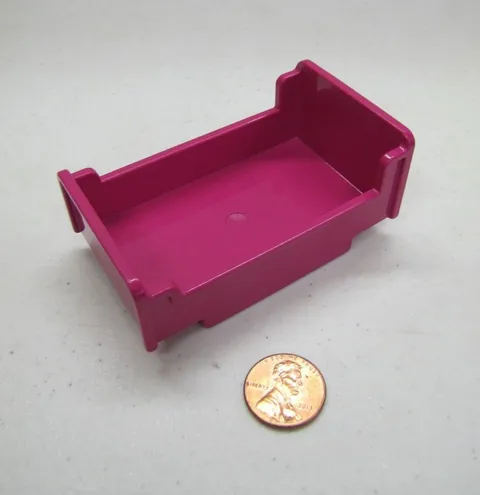 Lego Duplo MAGENTA SINGLE BED Dollhouse Princess Castle Fits Figures for House