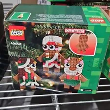LEGO 40642 Gingerbread Ornaments 190 pcs 6+ Customizable Seasonal Set; 5 Sets