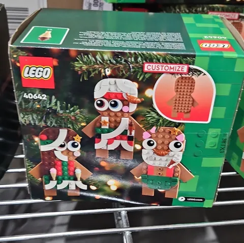 LEGO 40642 Gingerbread Ornaments 190 pcs 6+ Customizable Seasonal Set; 5 Sets