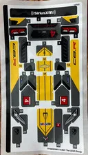 LEGO STICKER SHEET #1 ONLY 76903 CHEVROLET CORVETTE C8.R & 1968 CARS of set New