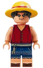 Lego One Piece Monkey D. Luffy op016 (From 75639) Minifigure Figure New