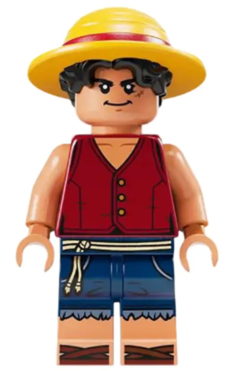 Lego One Piece Monkey D. Luffy op016 (From 75639) Minifigure Figure New