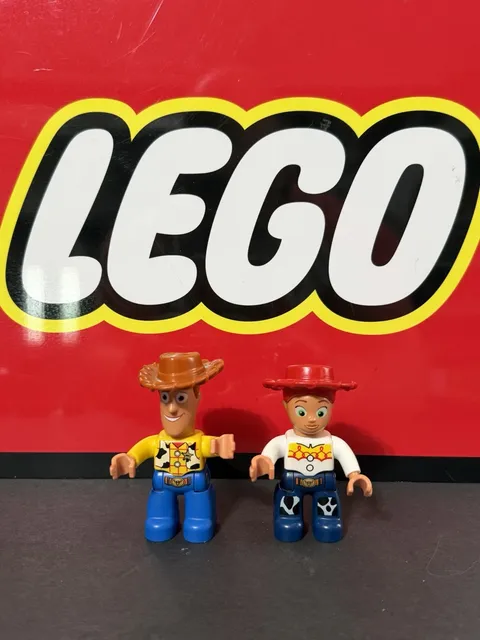 LEGO Duplo Disney Toy Story WOODY And JESSE 3" Figure Replacement
