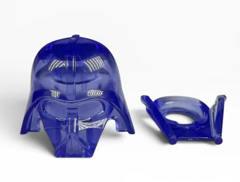 Official LEGO Unreleased Star Wars Darth Vader Trans Purple Monochrome Helmet