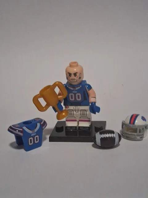 New York  Giants Football Player Minifigure Custom Lego Pad Printed 