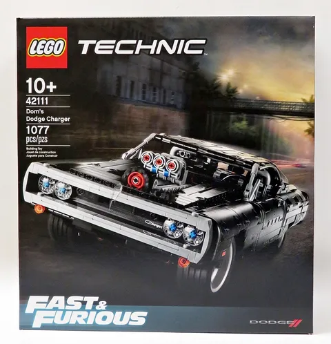 LEGO Technic Fast & Furious Dom's Dodge Charger 42111 Building Kit NIB