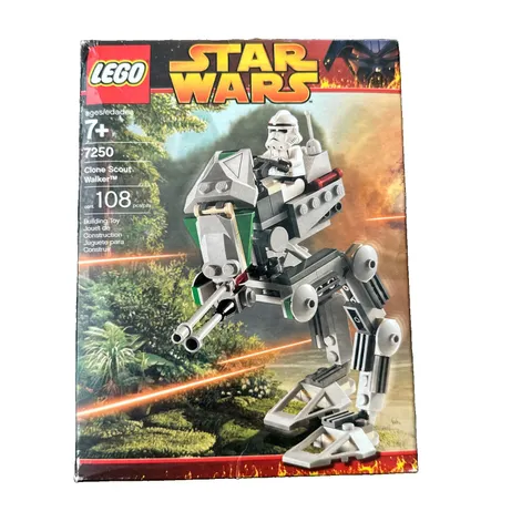 LEGO Star Wars Clone Scout Walker Set 7250 (2005) New In Sealed Box