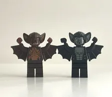 LEGO Minifigures Lot Man-Bat Monster Fighters Vampire Bat & CMF Series 8