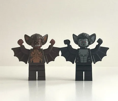 LEGO Minifigures Lot Man-Bat Monster Fighters Vampire Bat & CMF Series 8