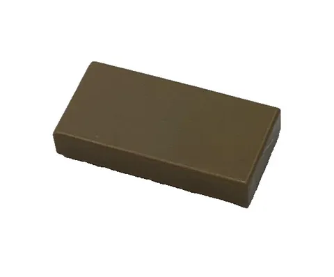 Lego 3069b Dark Tan Tile 1 x 2 With Groove Element 4496699