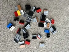 LEGO Hinge Bricks Brackets Studs On Side SNOT Parts Lot Mixed Colors⁠ SWL